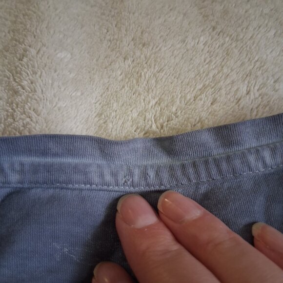 Peruvian Connection Women's Size XL Light Blue 100% Pima Cotton Casual T-Shirt - Picture 10 of 10